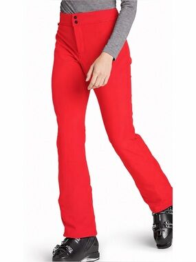 NWT Eddie Bauer Alpenglow Stretch Ski Pants - Ink Red